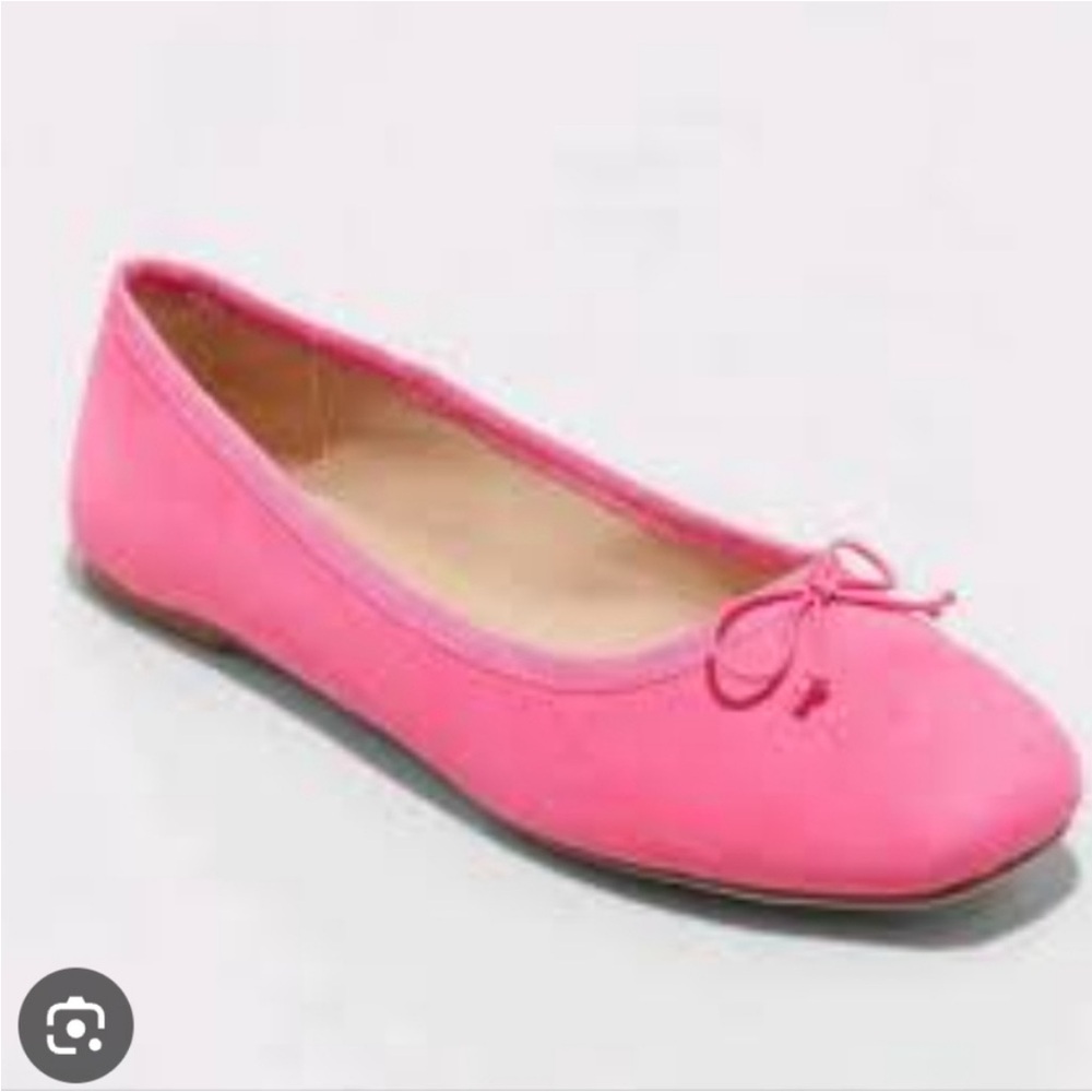 A New Day Jackie Faux Suede Ballet Flats Memory Foam - 6.5 NWT